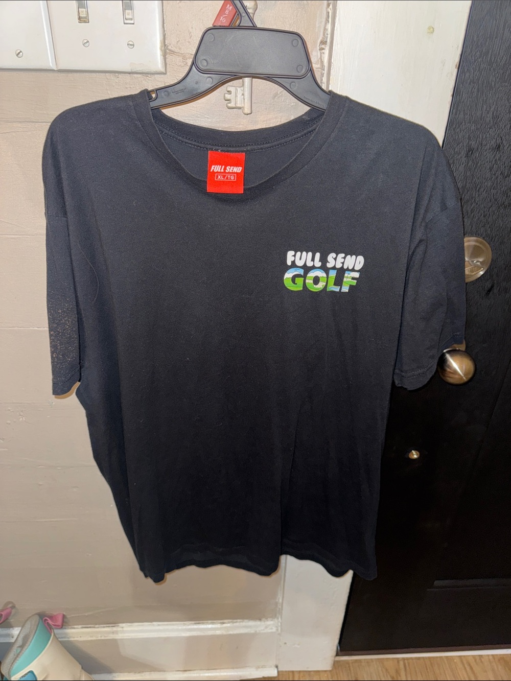 Full Send Golf Black Graphic Tee XXL